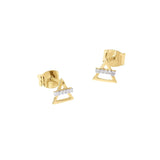 Picture of Luna Rae Solid 9k Gold Air Element Studs