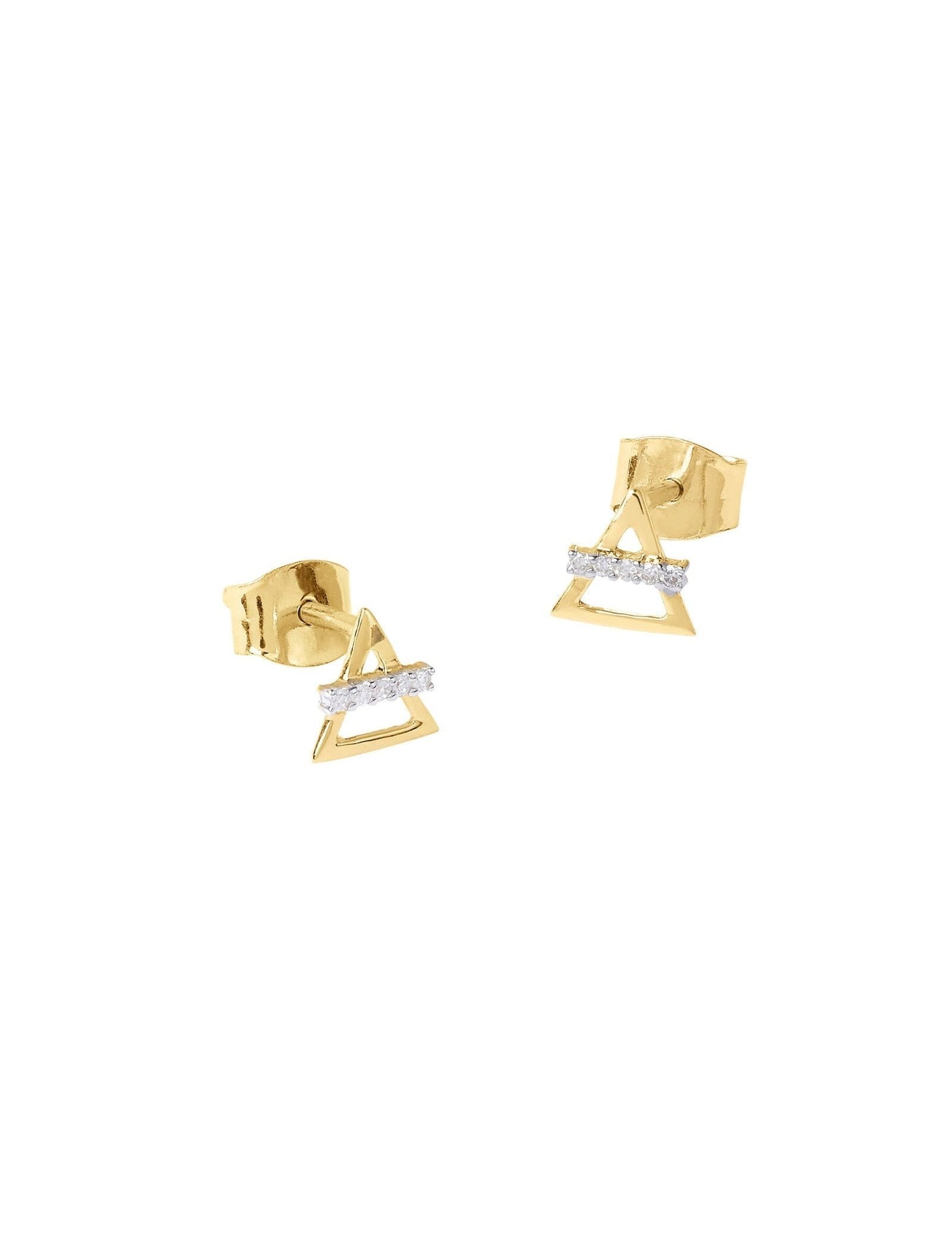 Picture of Luna Rae Solid 9k Gold Air Element Studs