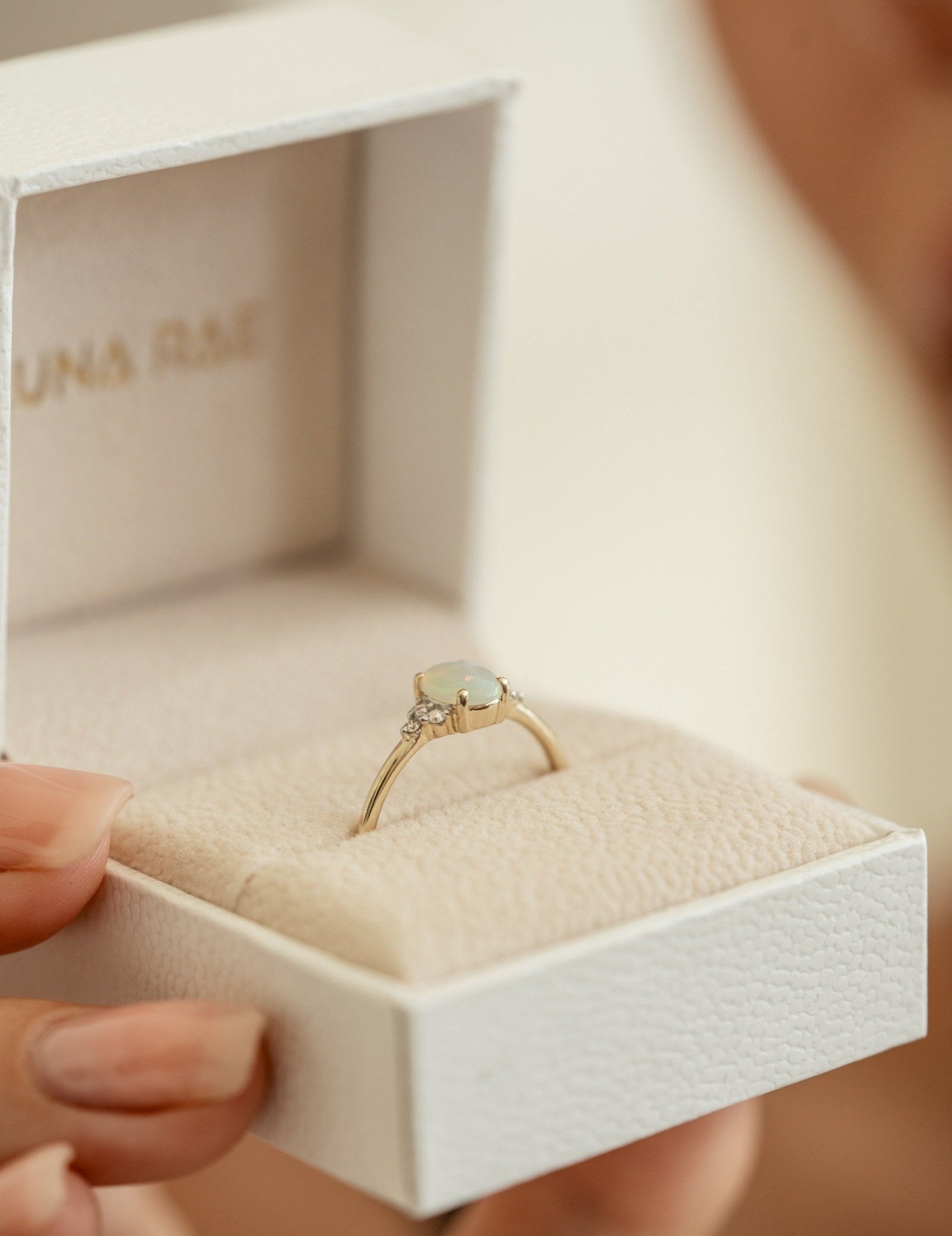 Picture of Luna Rae Solid 9k Gold Aurora Ring