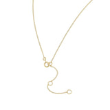 Picture of Luna Rae Solid 9k Gold Black Night Necklace