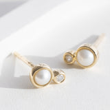 Picture of Luna Rae Solid 9k Gold Dara Studs