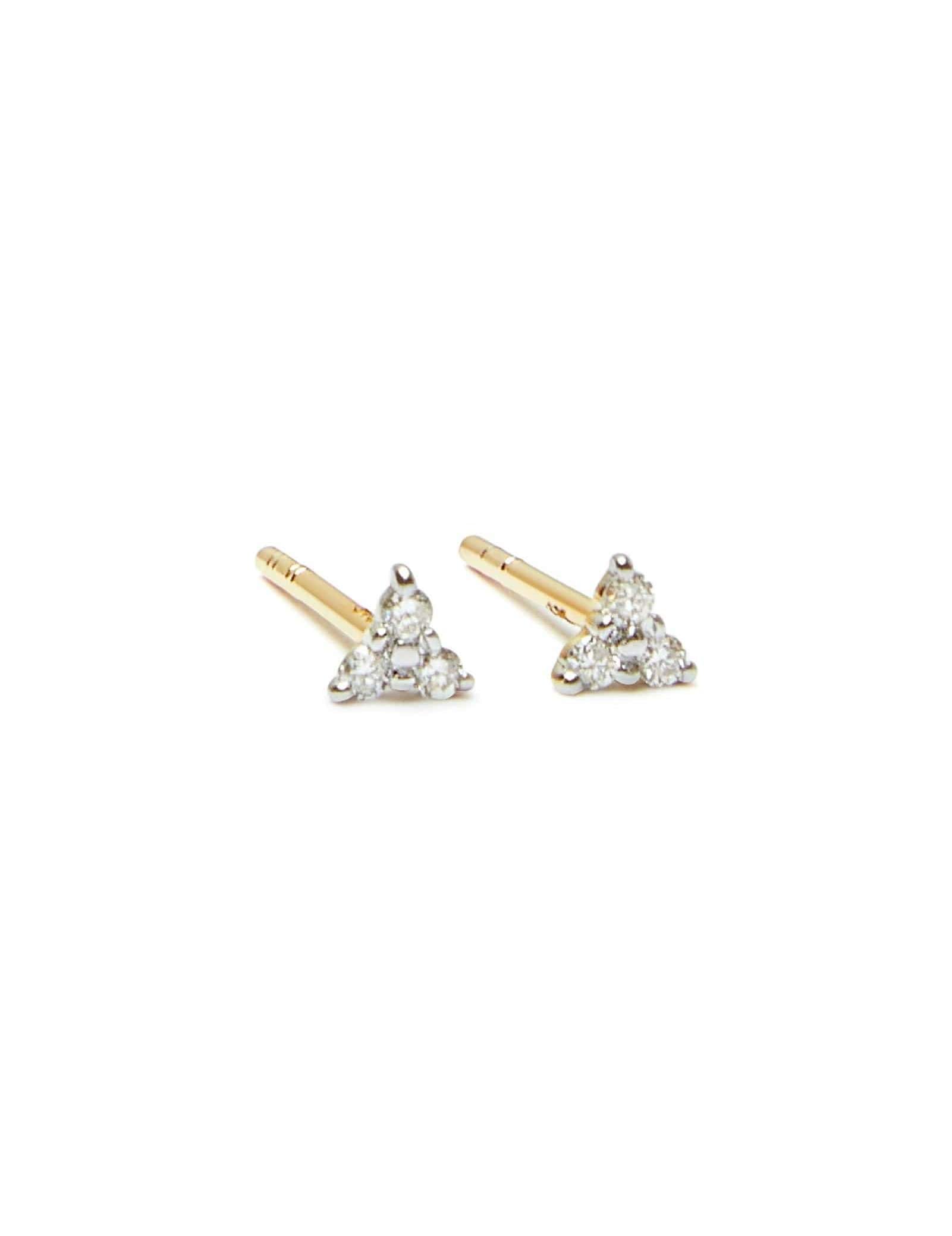 Picture of Luna Rae Solid 9k Gold Diamond Dancer Studs