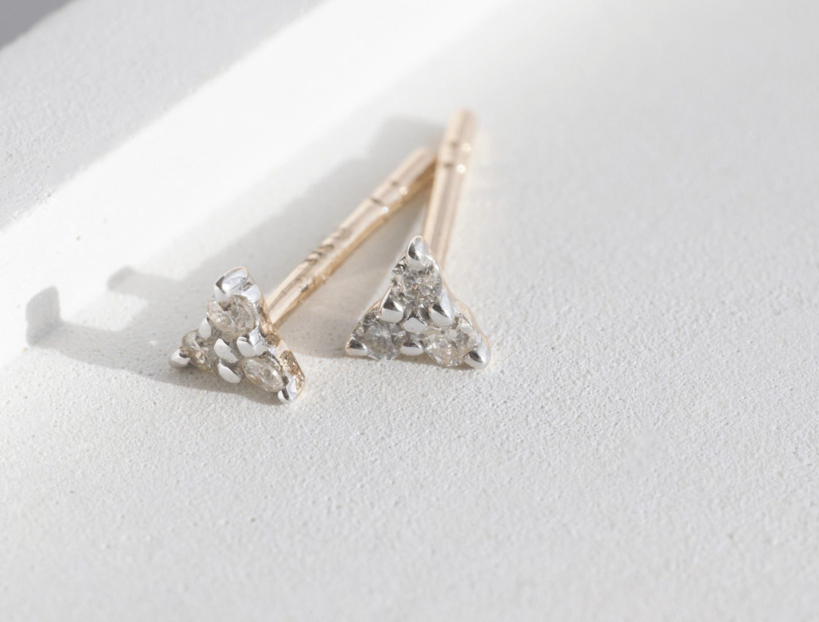 Picture of Luna Rae Solid 9k Gold Diamond Dancer Studs