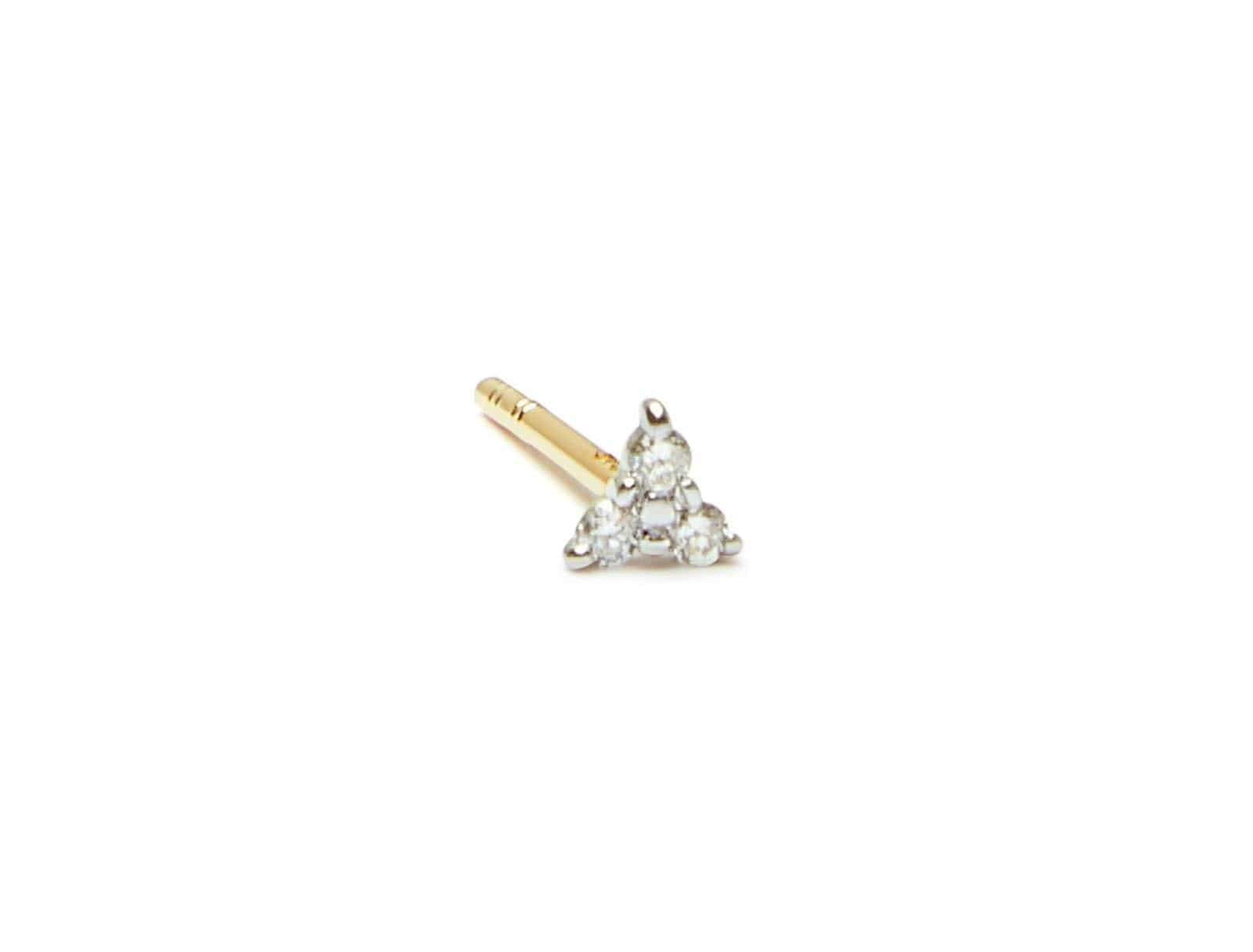 Picture of Luna Rae Solid 9k Gold Diamond Dancer Studs