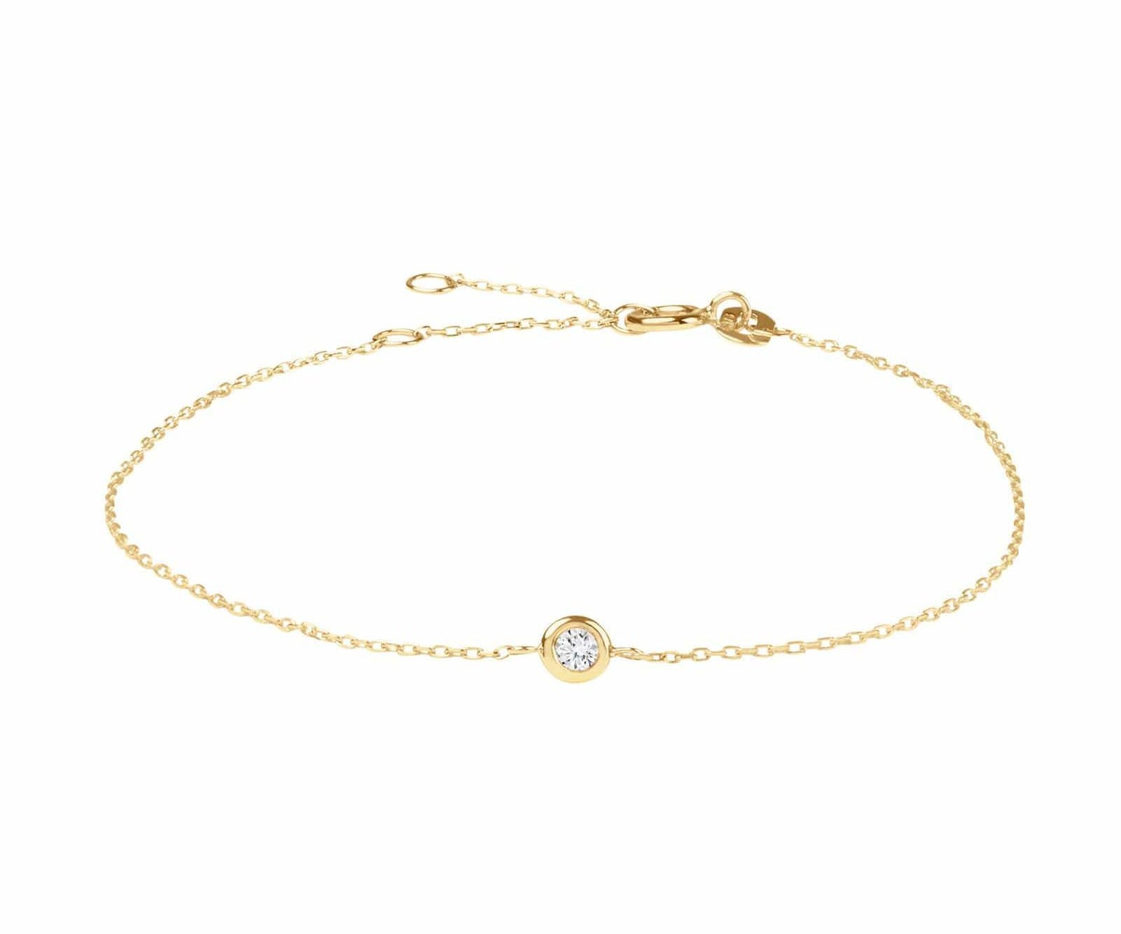 Picture of Luna Rae Solid 9k Gold Diamond Sky Bracelet