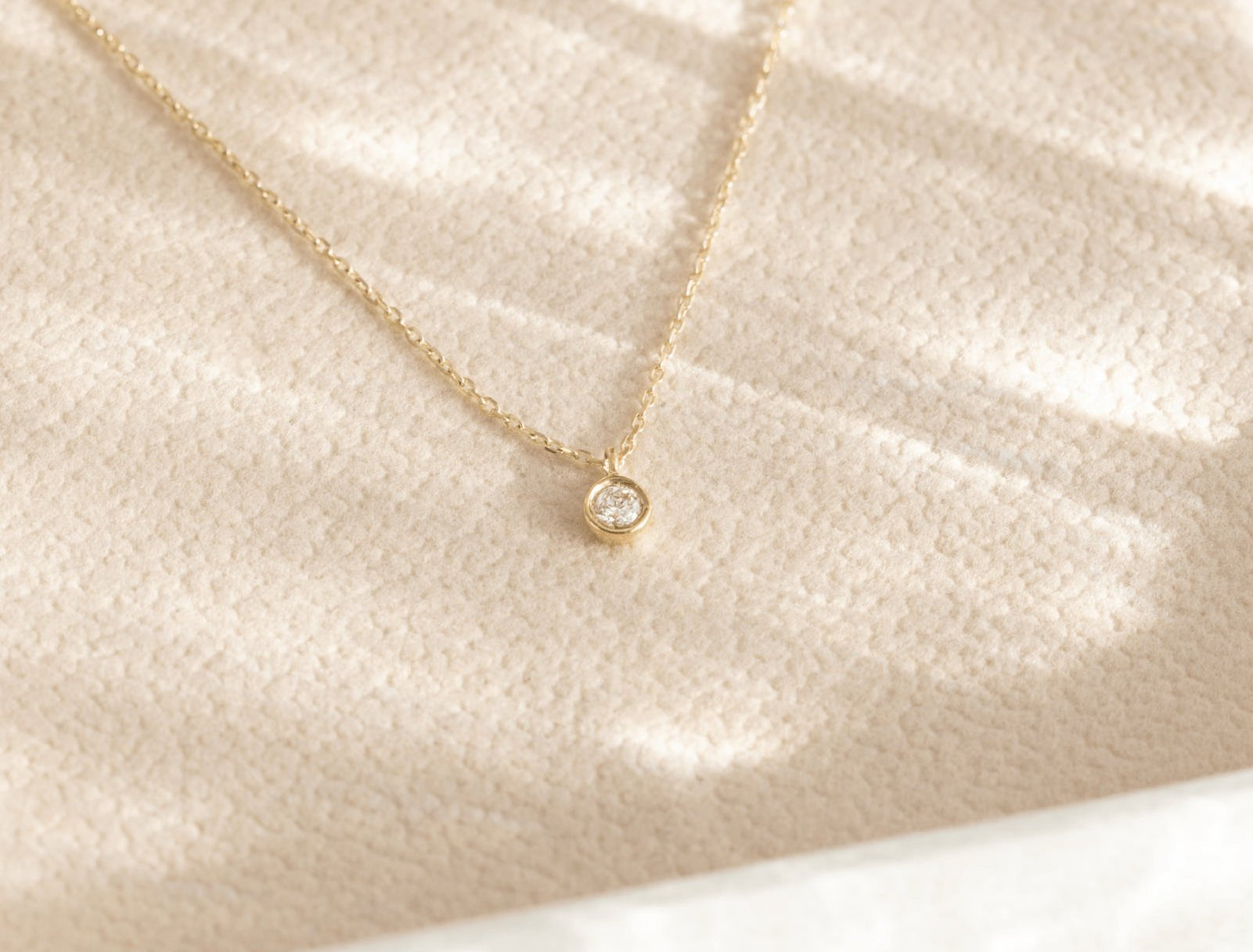 Picture of Luna Rae Solid 9k Gold Diamond Sky Necklace