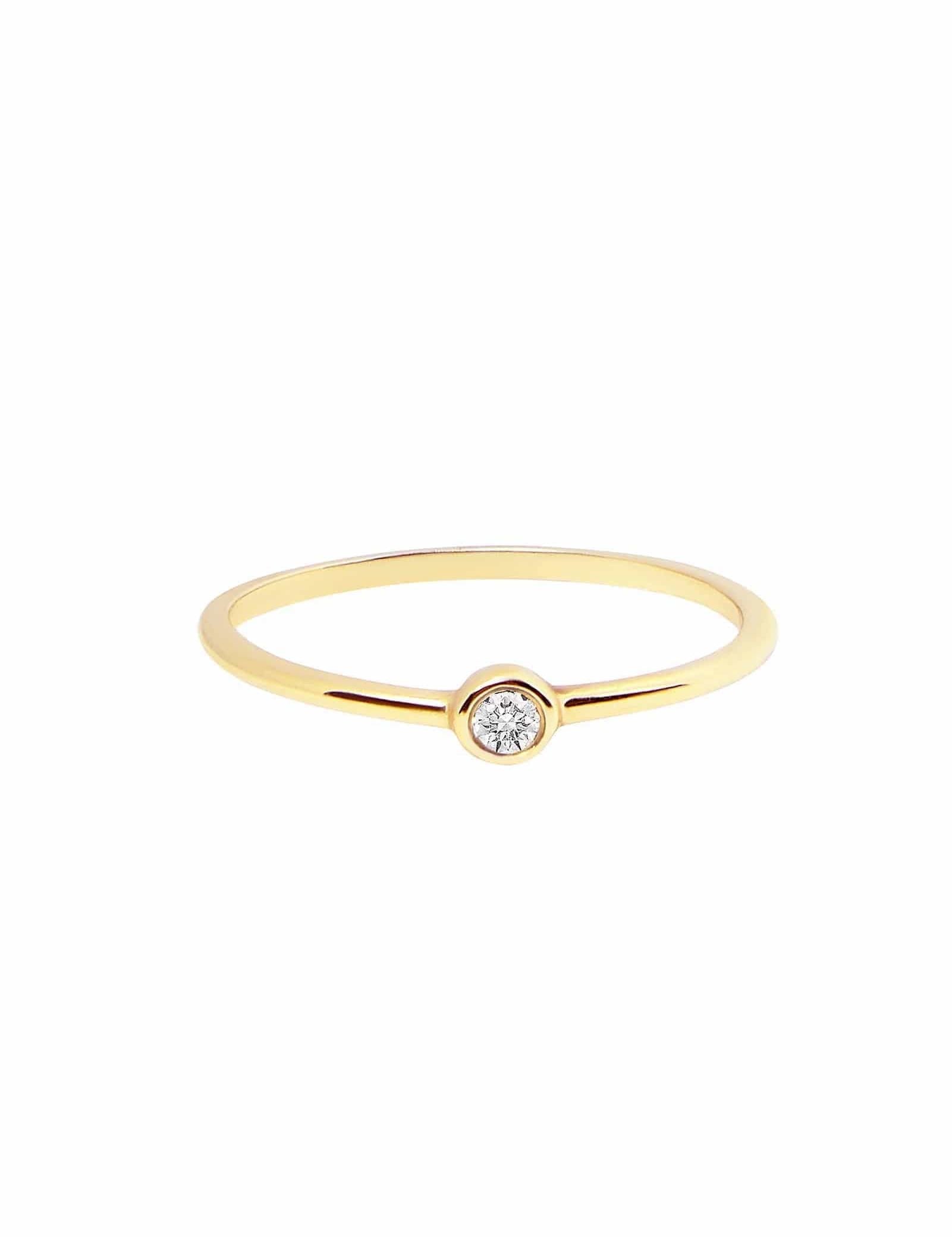 Picture of Luna Rae Solid 9k Gold Diamond Sky Ring