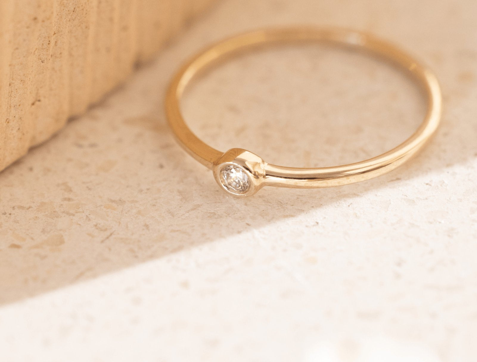 Picture of Luna Rae Solid 9k Gold Diamond Sky Ring