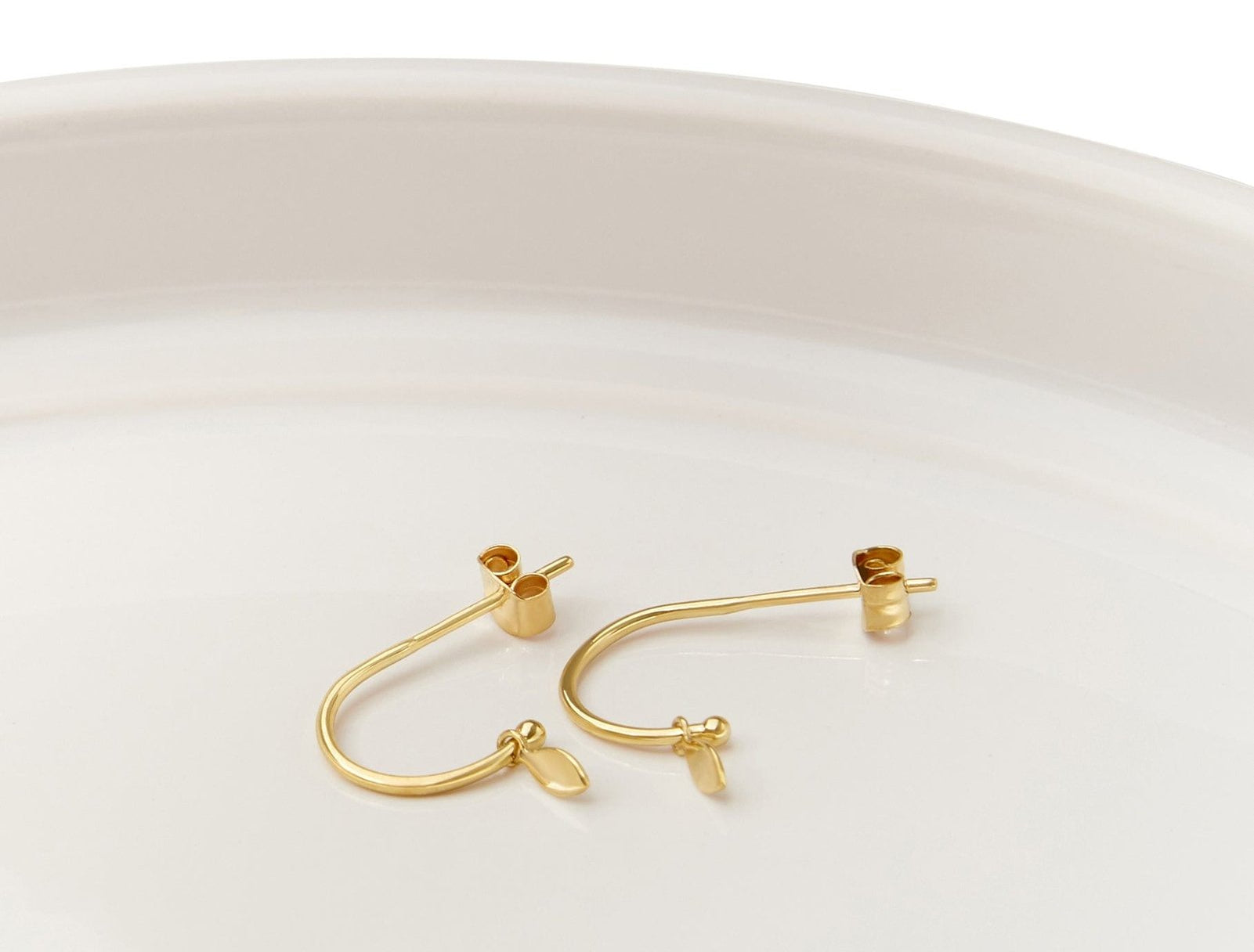 Picture of Luna Rae Solid 9k Gold Drops of Dawn Earrings