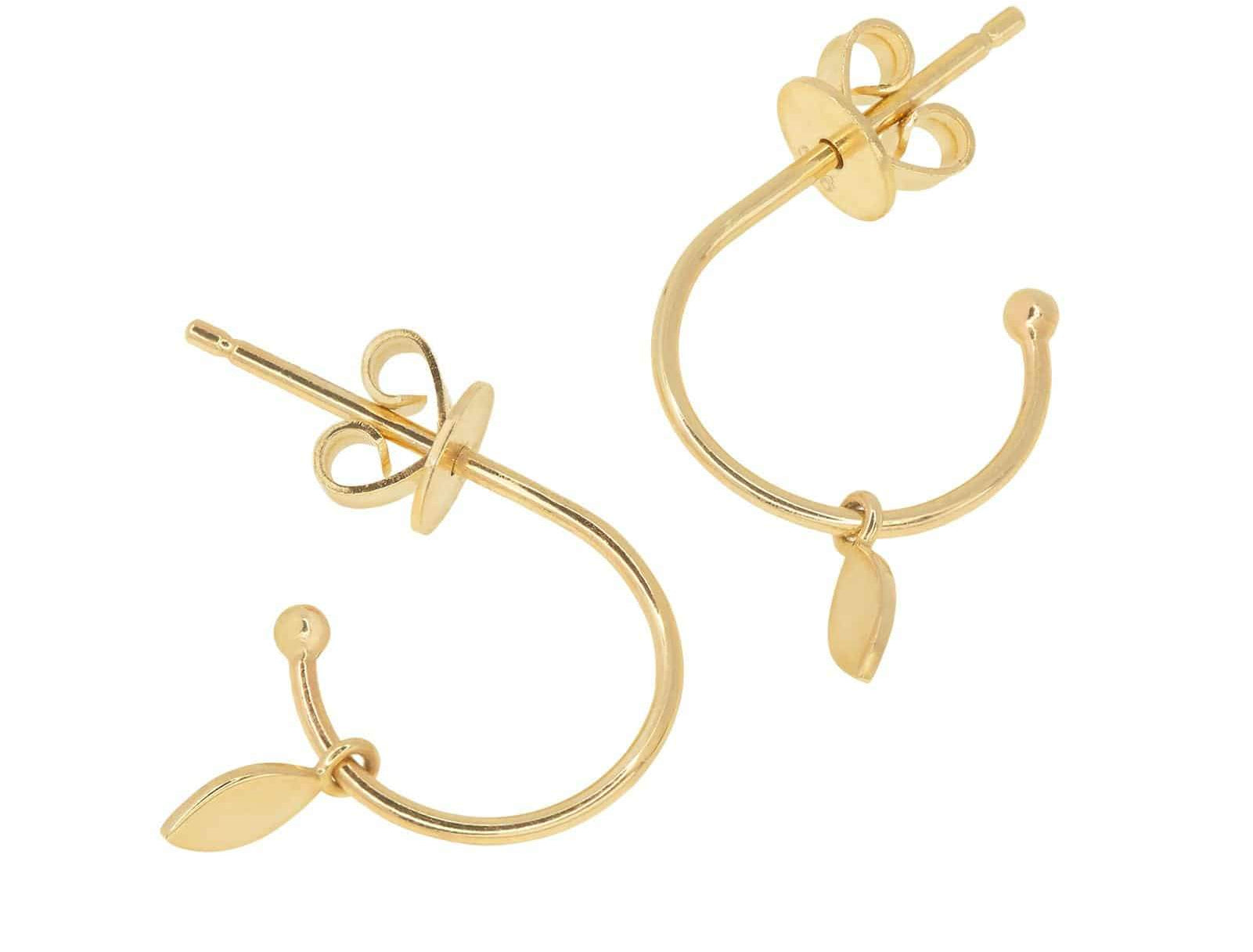 Picture of Luna Rae Solid 9k Gold Drops of Dawn Earrings