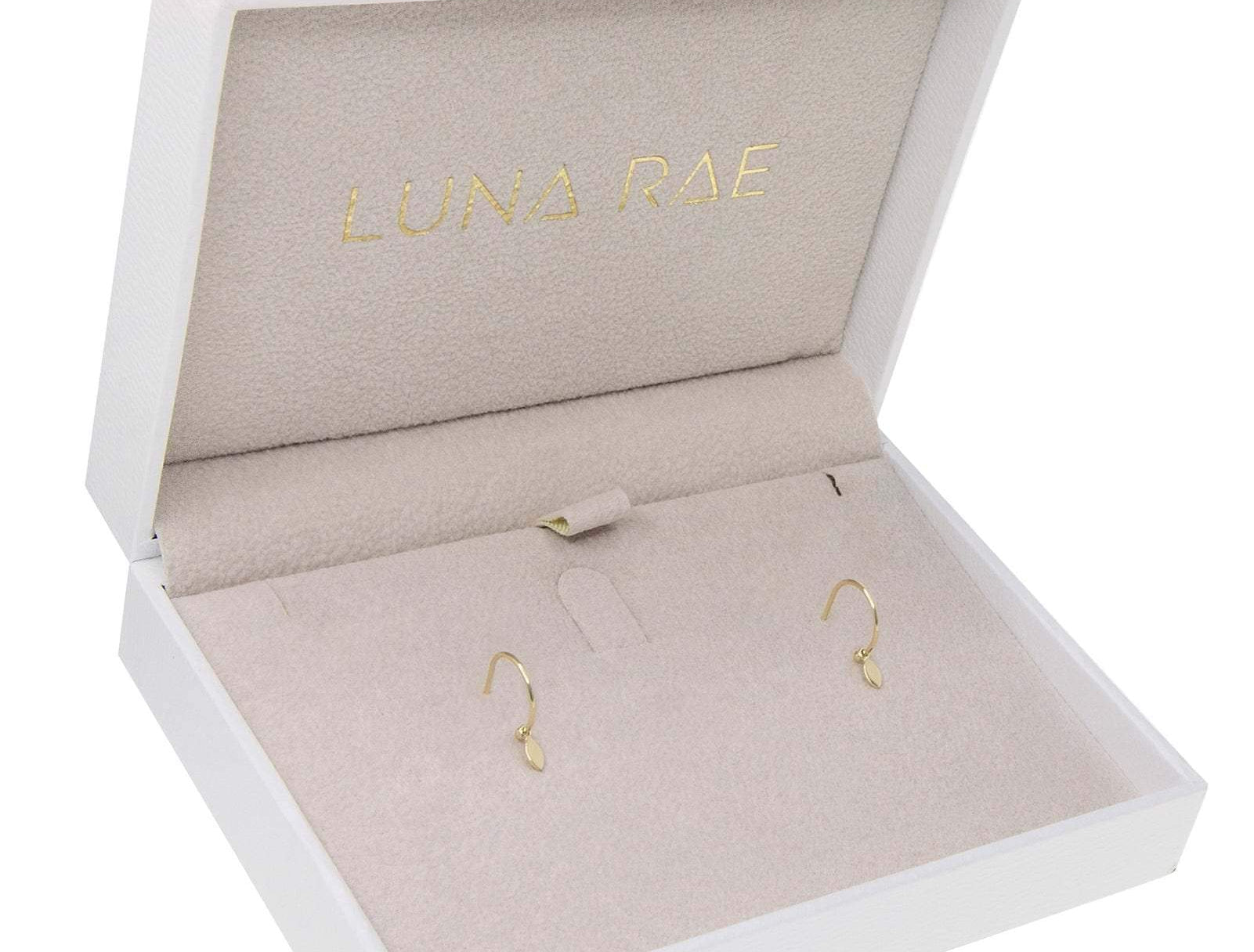 Picture of Luna Rae Solid 9k Gold Drops of Dawn Earrings