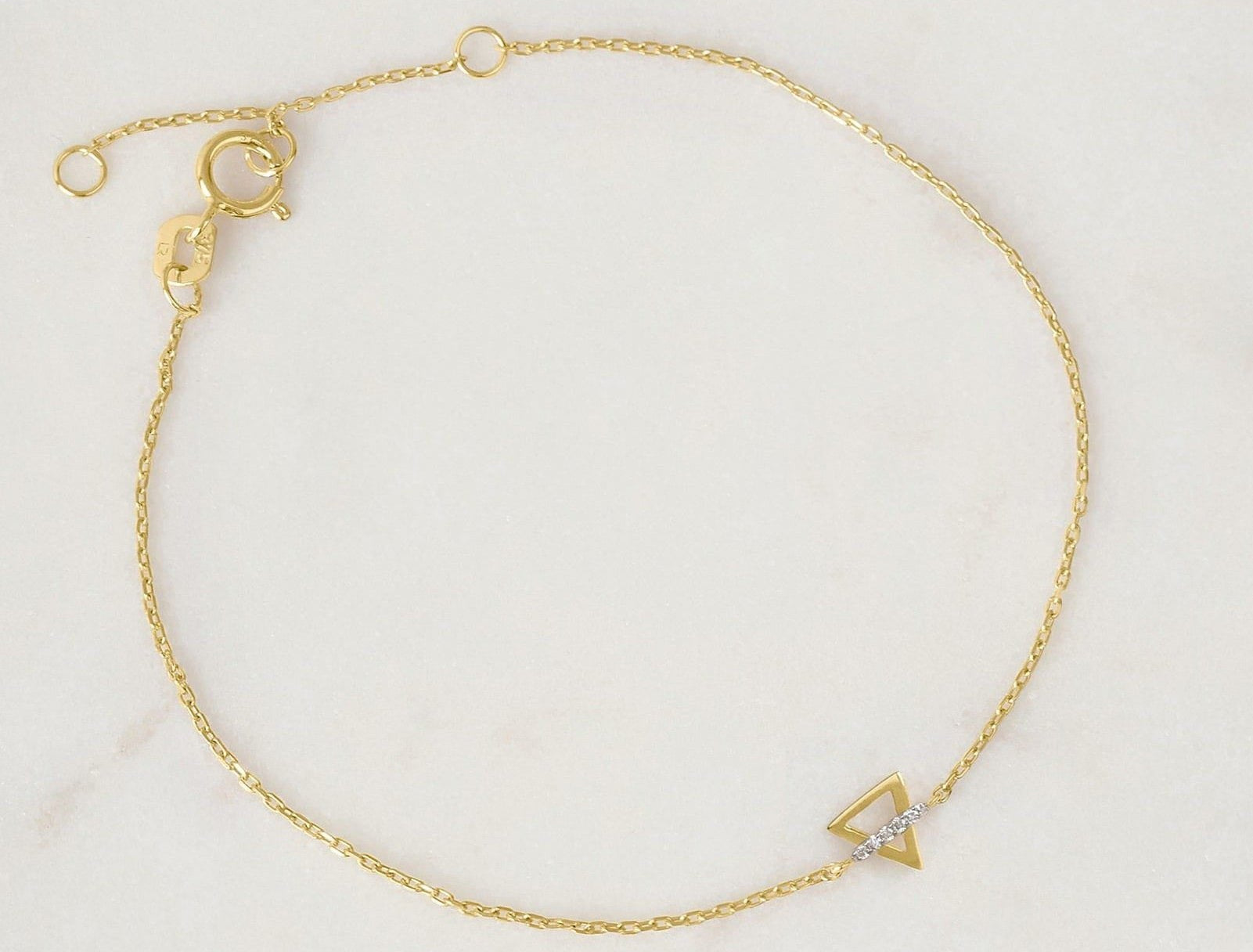 Picture of Luna Rae Solid 9k Gold Earth Element Bracelet