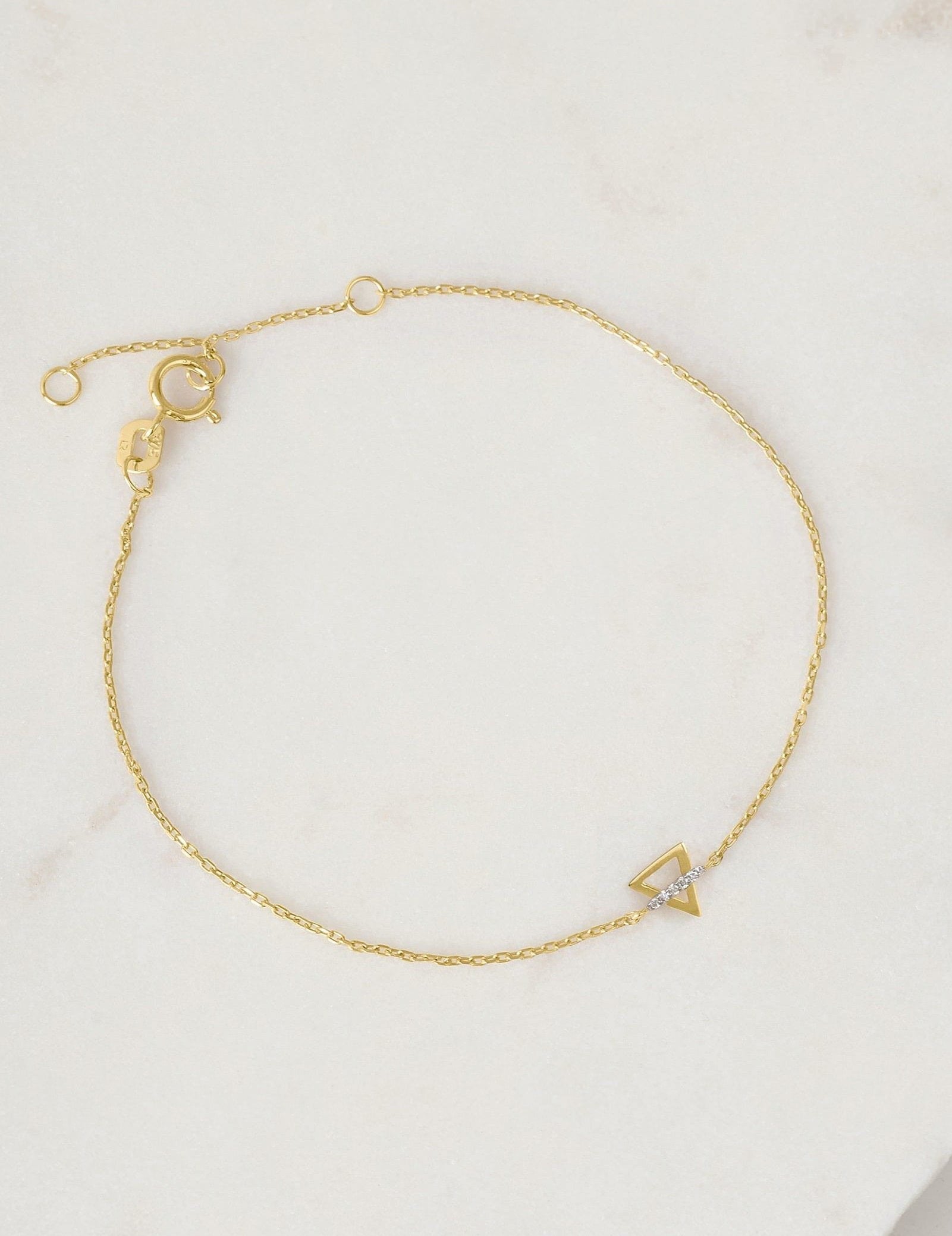 Picture of Luna Rae Solid 9k Gold Earth Element Bracelet