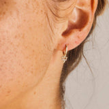 Picture of Luna Rae Solid 9k Gold Earth Element Hoops