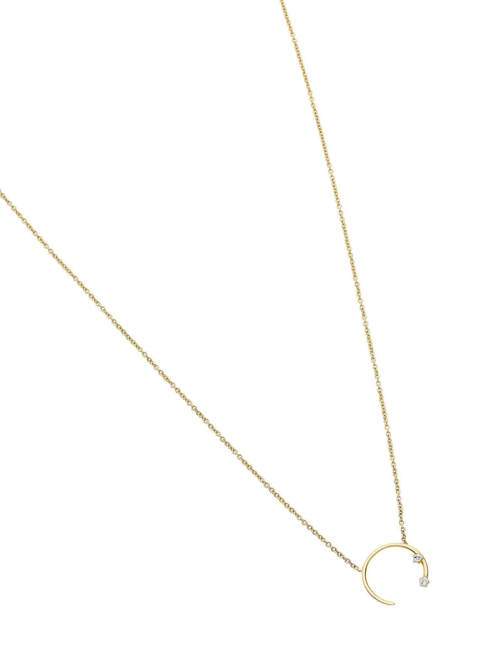 Picture of Luna Rae Solid 9k Gold Eclipse Necklace