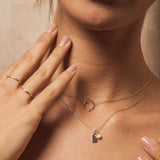 Picture of Luna Rae Solid 9k Gold Eclipse Necklace