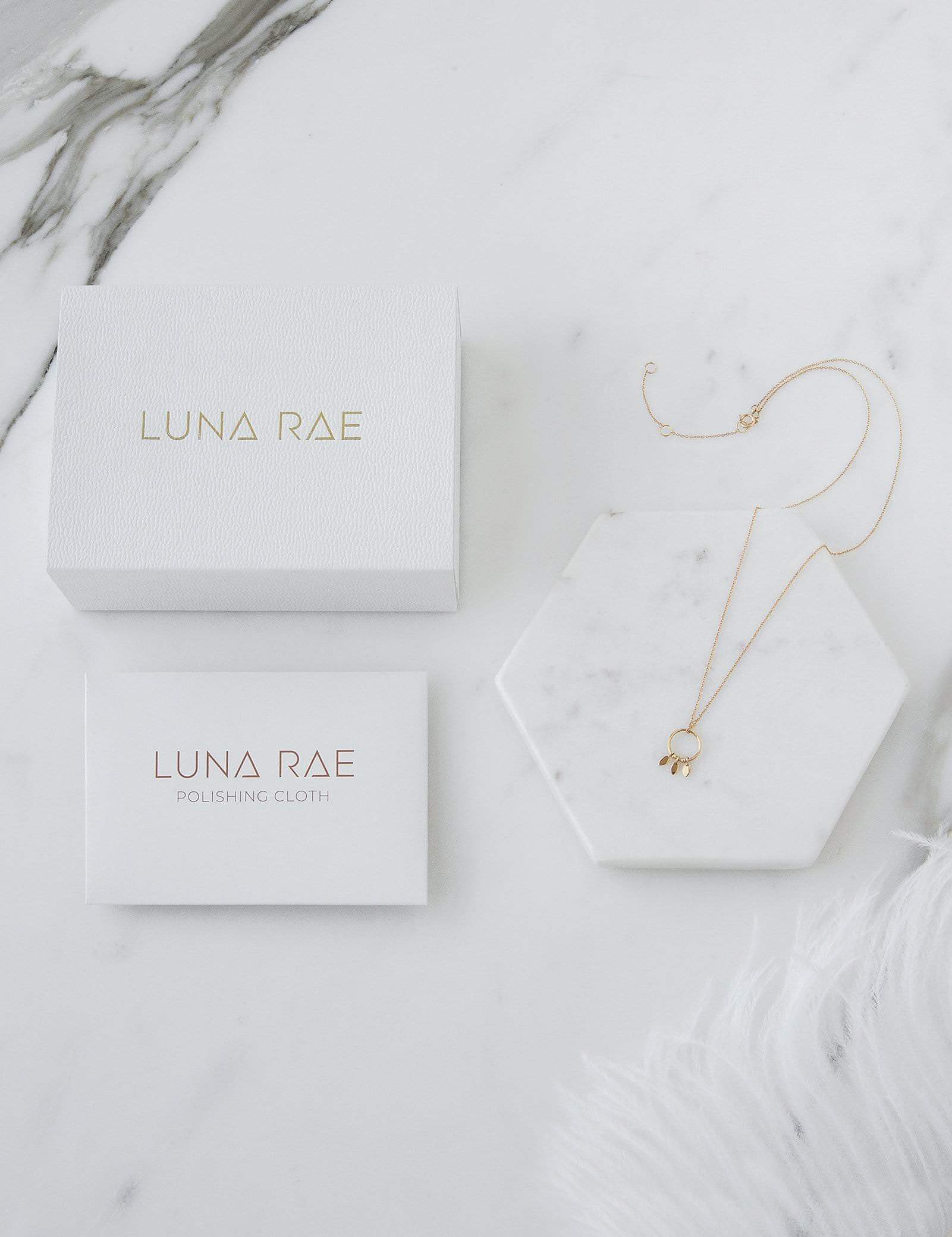 Picture of Luna Rae Solid 9k Gold Falling Stars Necklace