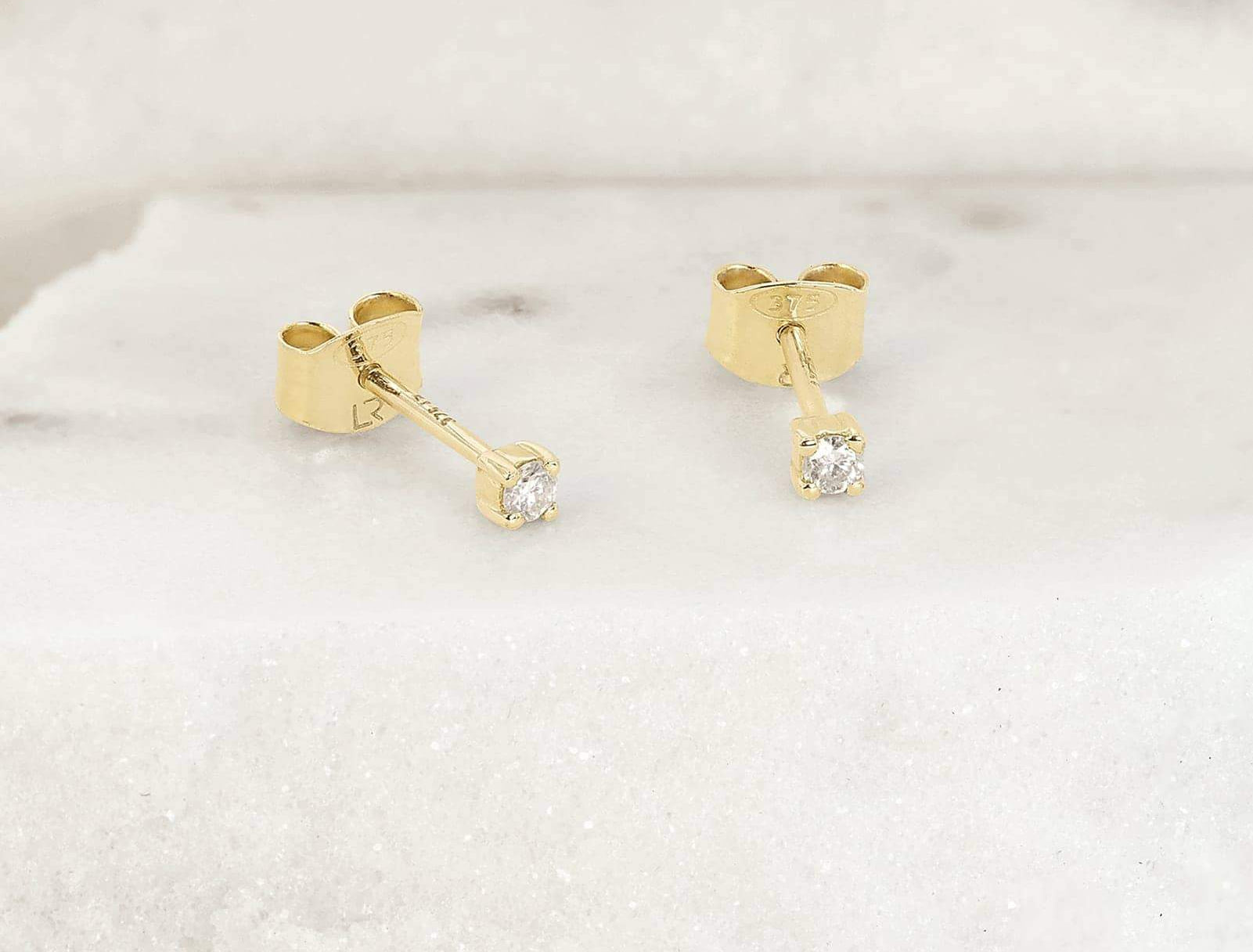 Picture of Luna Rae Solid 9k Gold Halley Studs