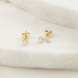 Picture of Luna Rae Solid 9k Gold Hilo Studs