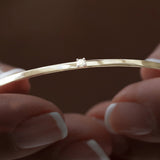 Picture of Luna Rae Solid 9k Gold Horizon Bangle