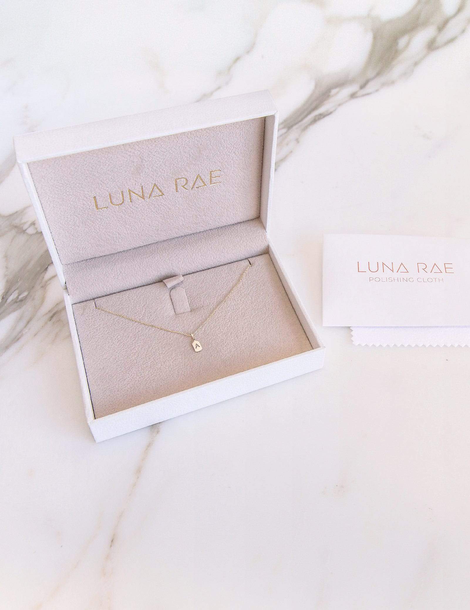 Picture of Luna Rae Yellow Gold Letter B