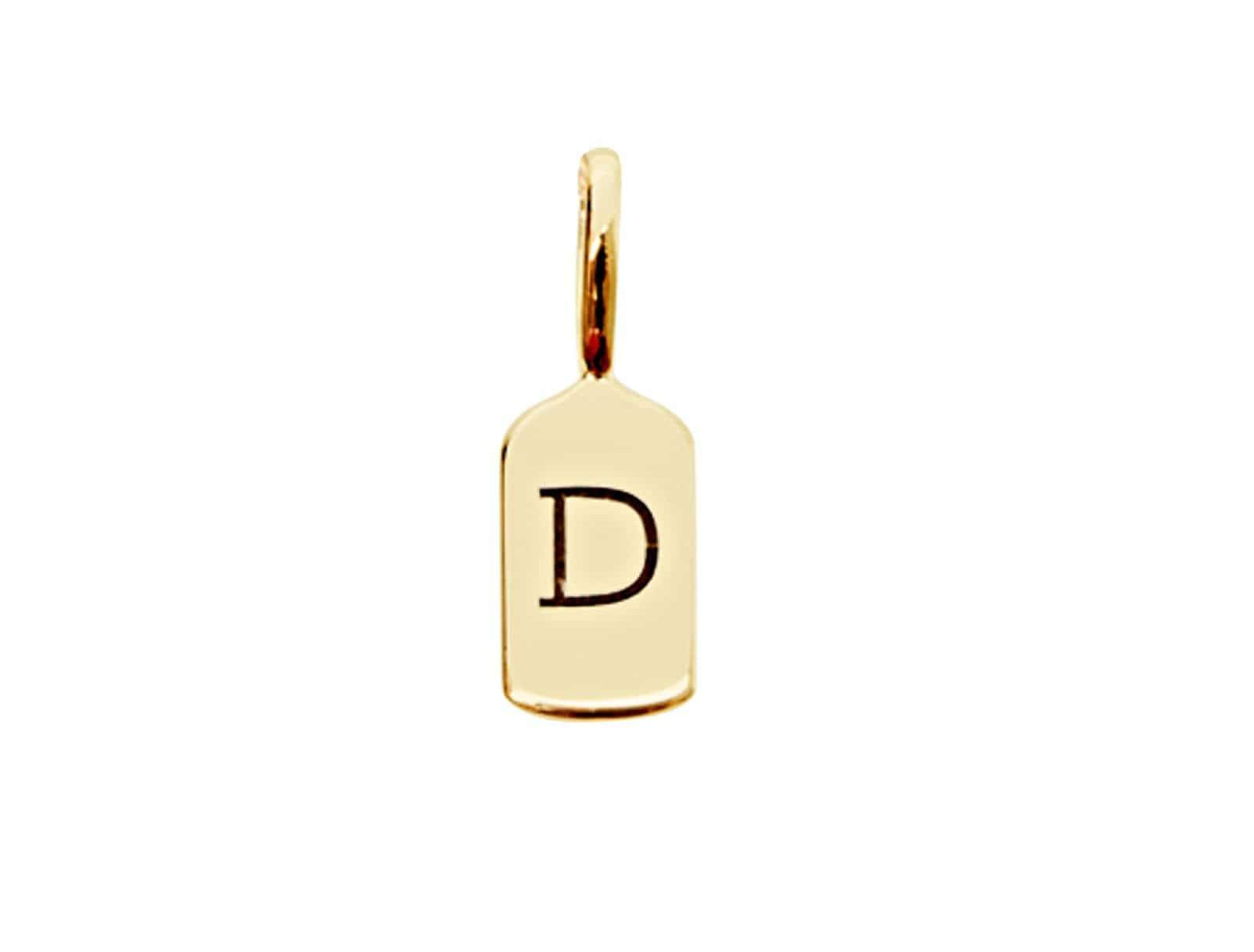 Picture of Luna Rae Solid 9k Gold Letter D