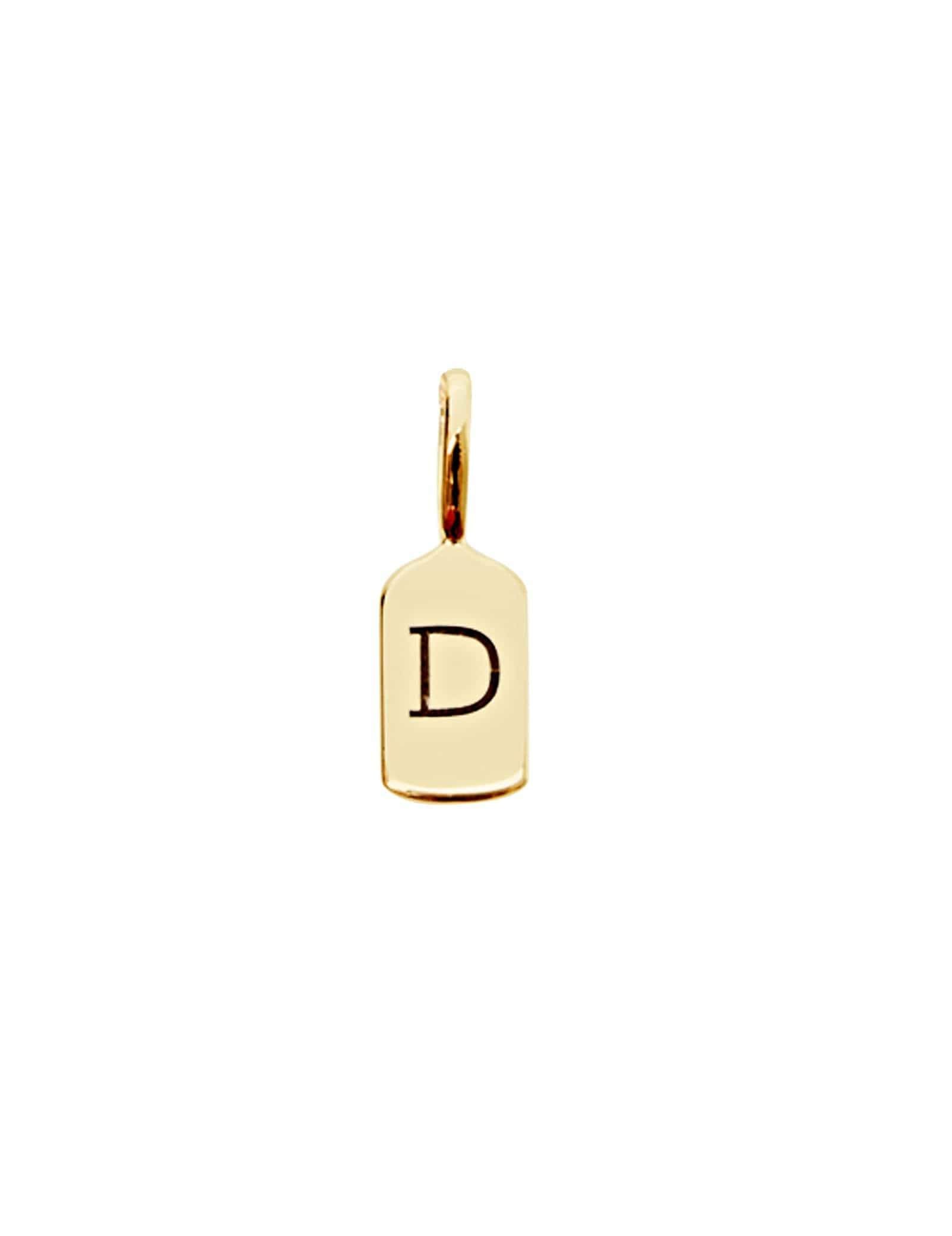 Picture of Luna Rae Yellow Gold Letter D