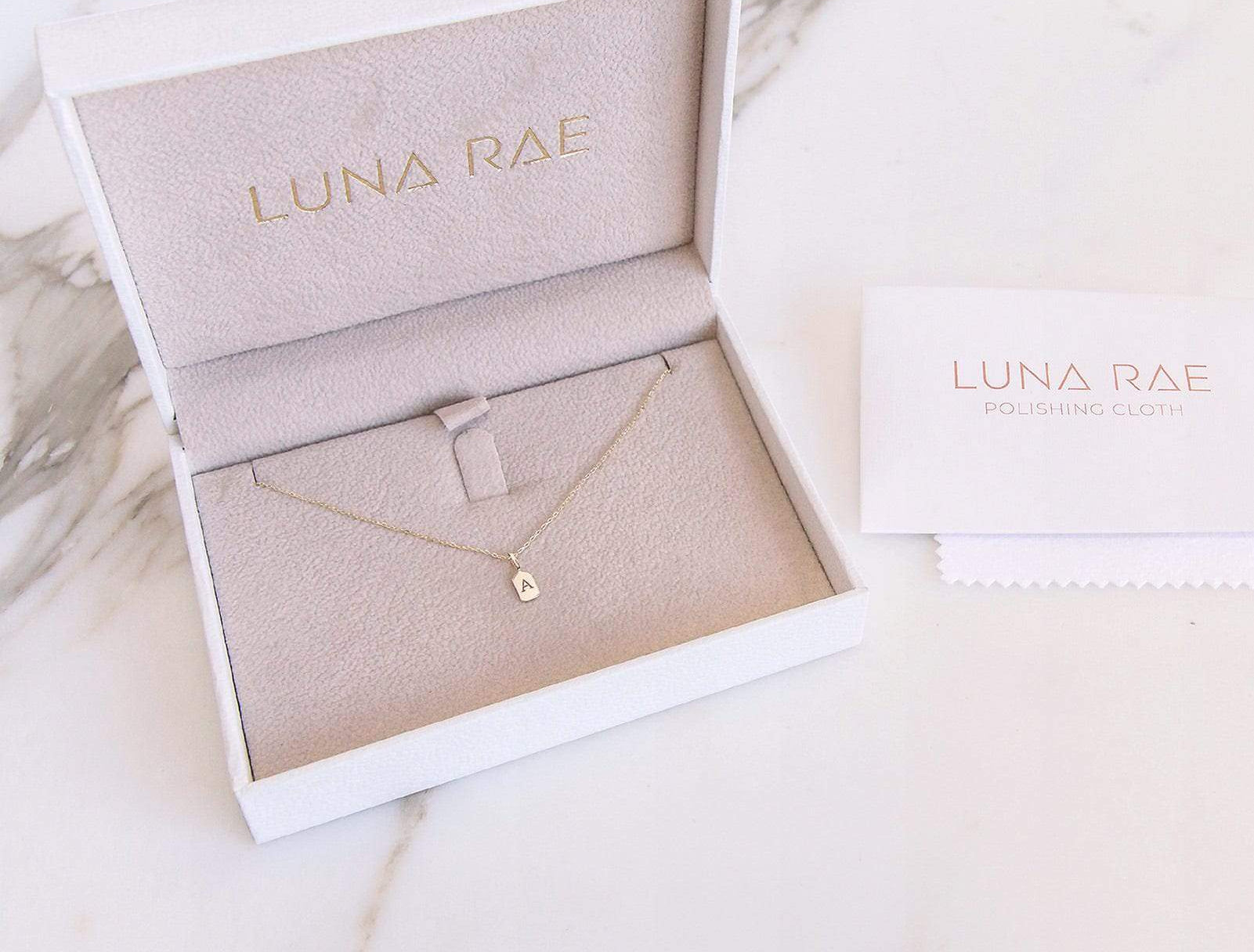 Picture of Luna Rae Solid 9k Gold Letter E