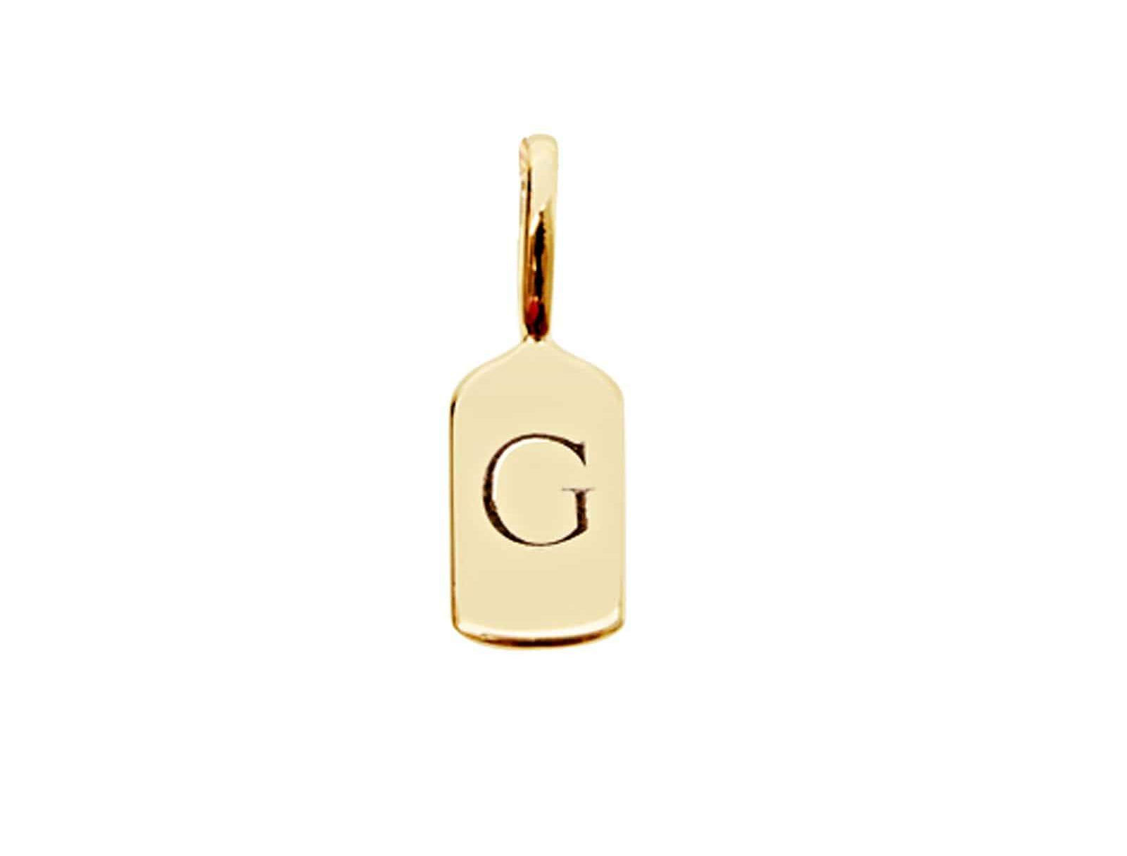 Picture of Luna Rae Solid 9k Gold Letter G