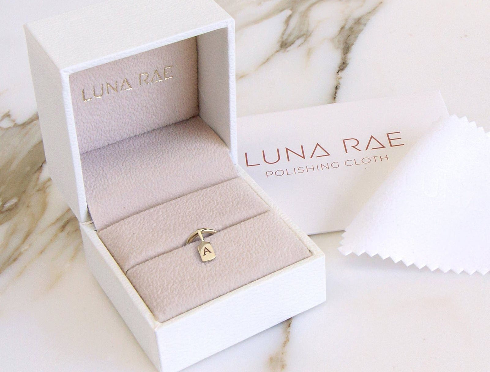 Picture of Luna Rae Solid 9k Gold Letter G