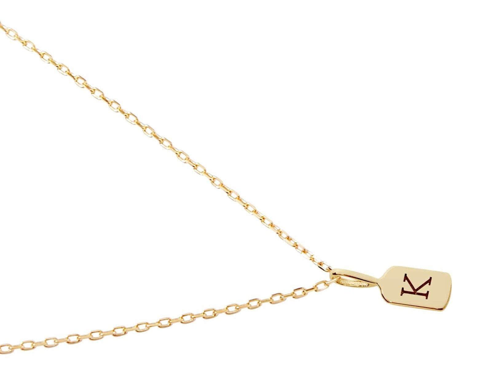 Picture of Luna Rae Solid 9k Gold Letter K