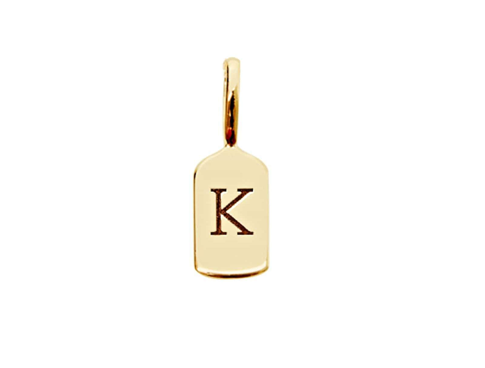 Picture of Luna Rae Solid 9k Gold Letter K