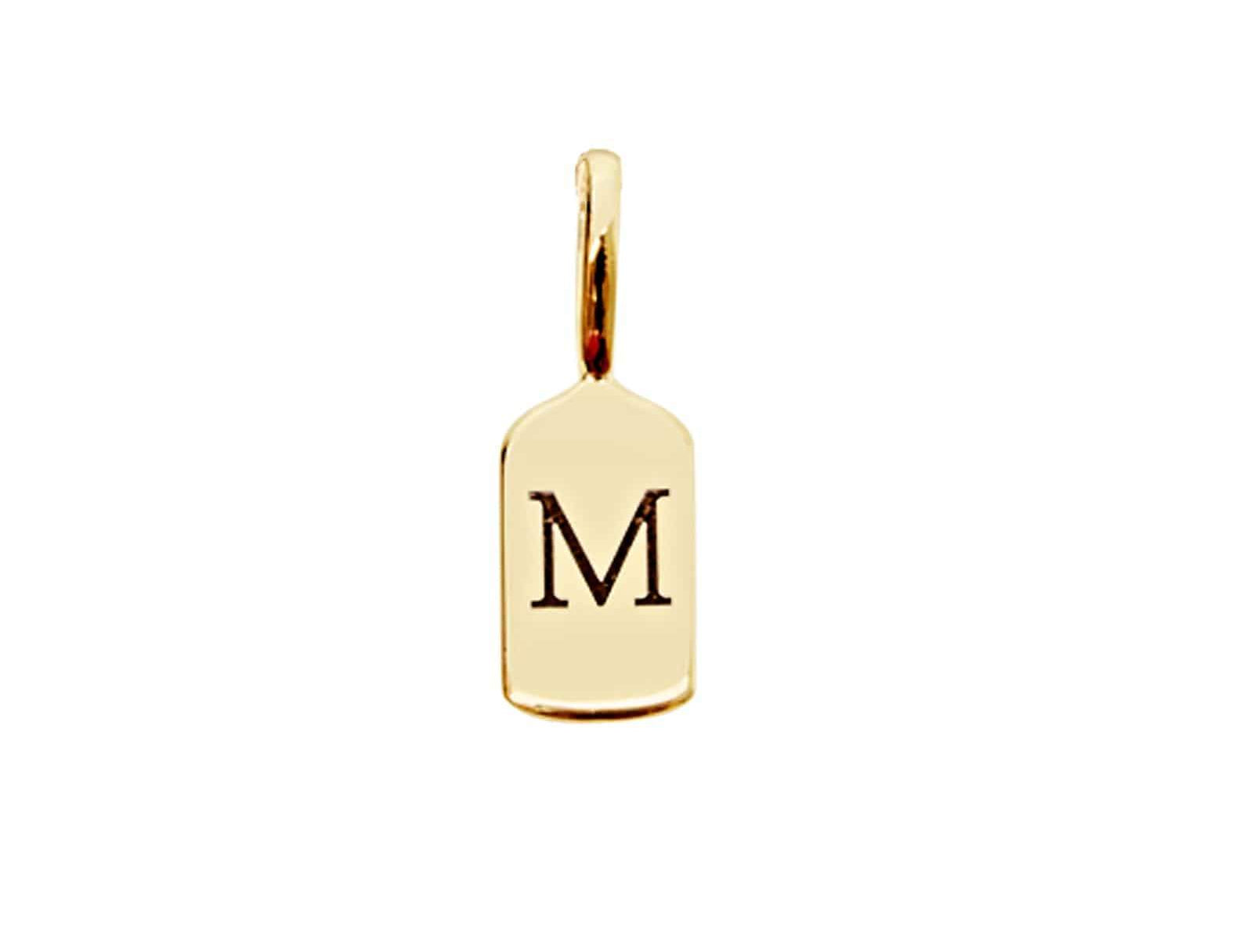 Picture of Luna Rae Solid 9k Gold Letter M