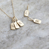 Picture of Luna Rae Yellow Gold Letter M