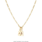 Yellow Gold Letter M