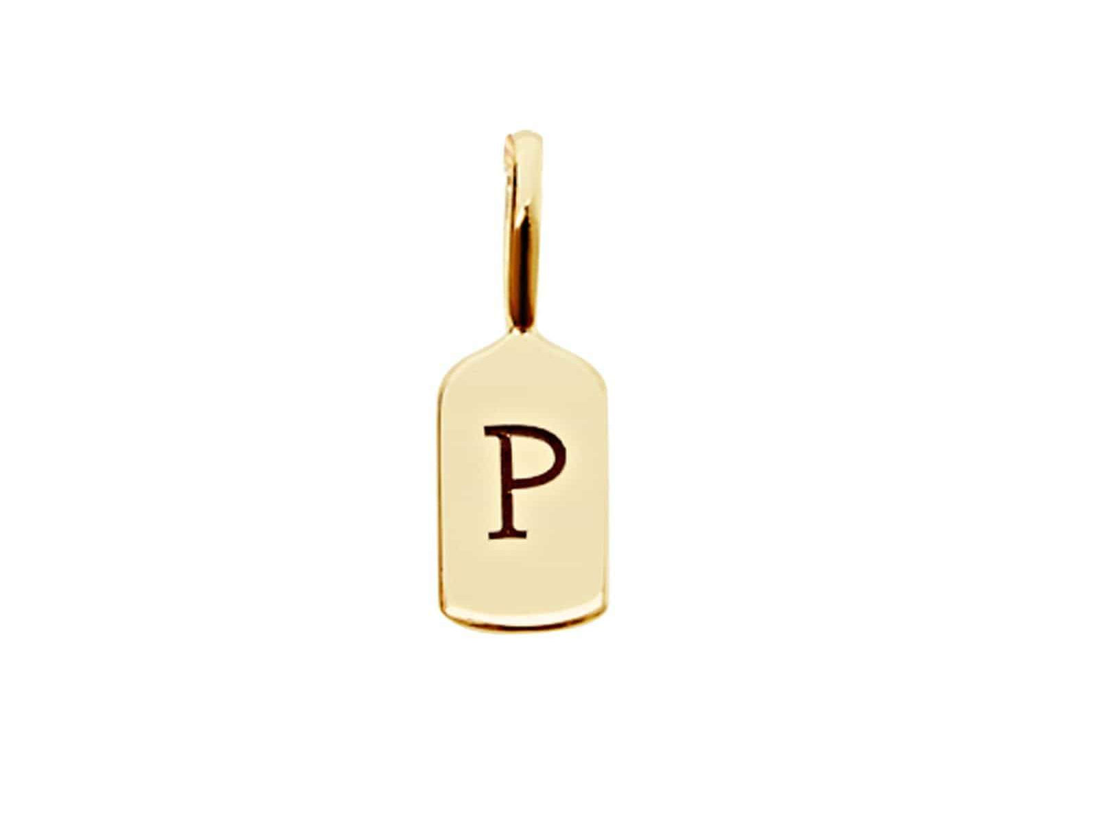 Picture of Luna Rae Solid 9k Gold Letter P