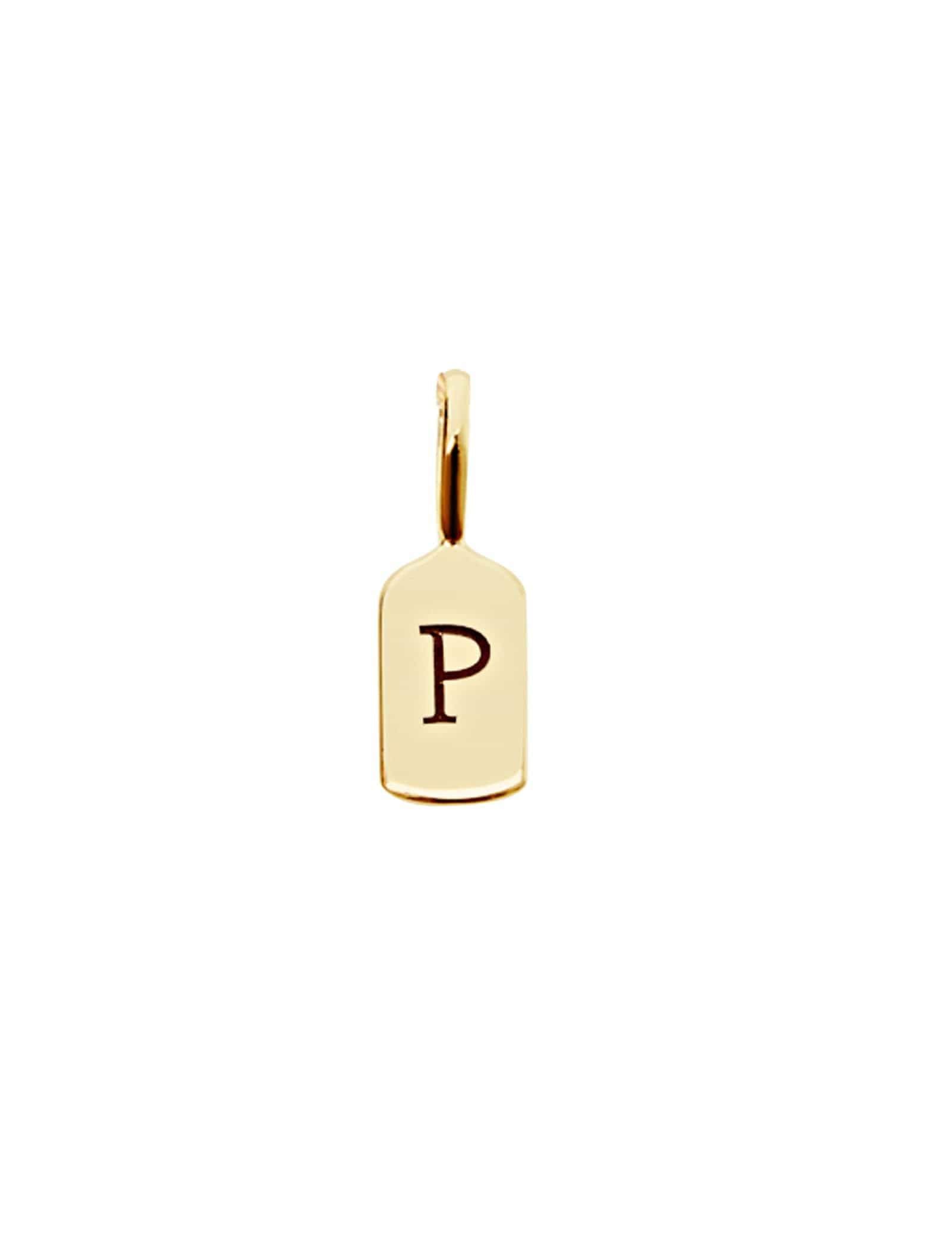 Picture of Luna Rae Yellow Gold Letter P