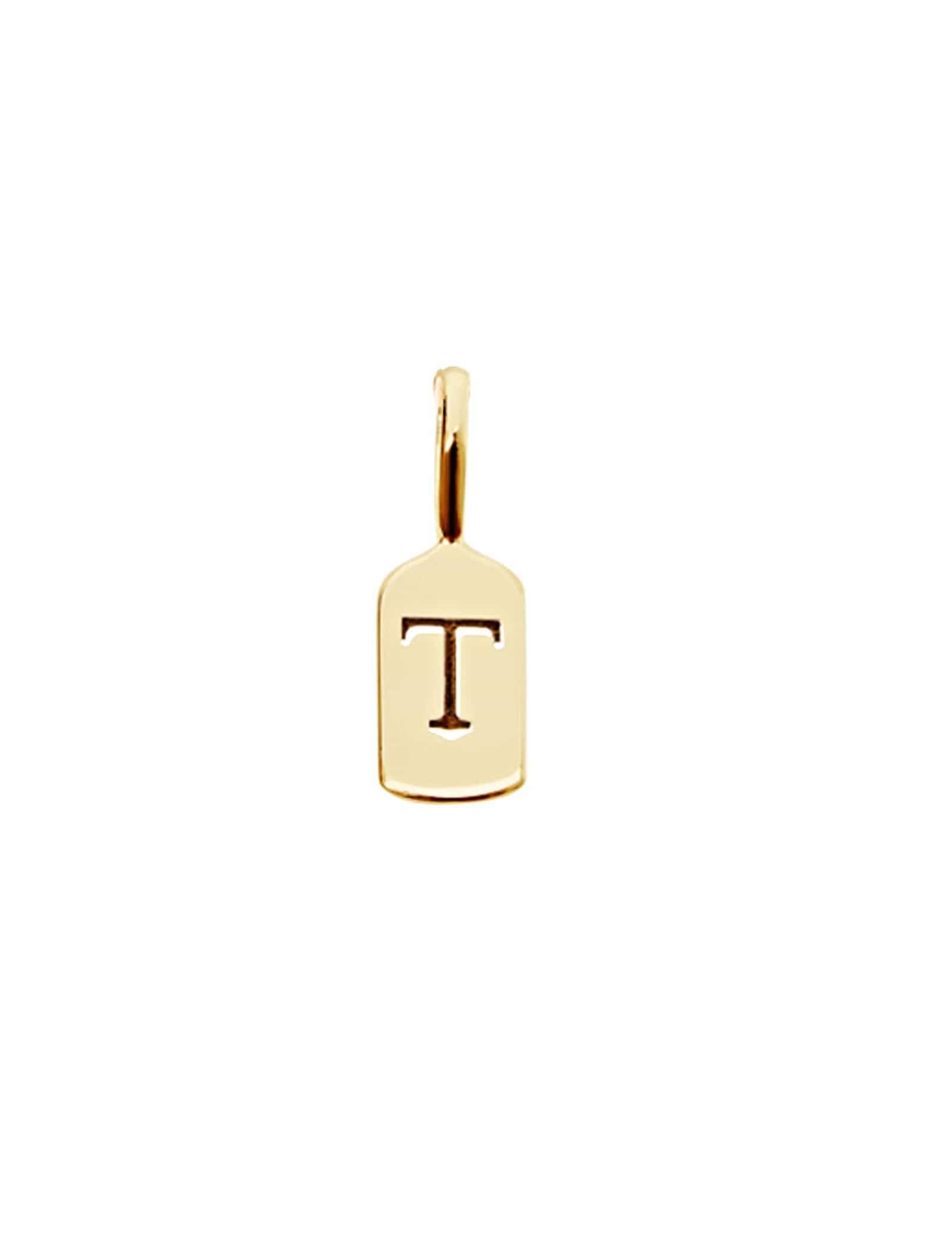 Picture of Luna Rae Yellow Gold Letter T