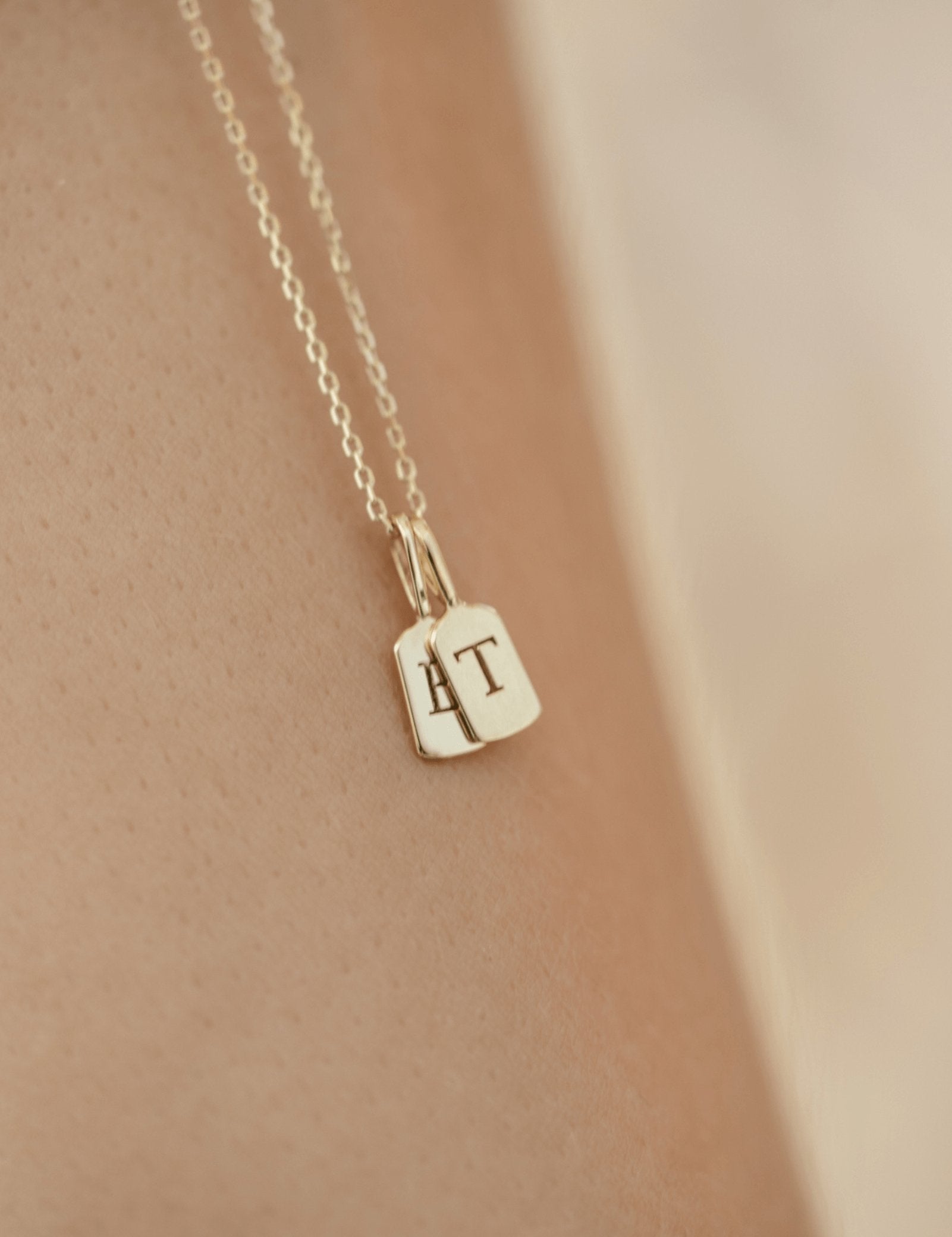 Picture of Luna Rae Yellow Gold Letter T