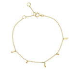 Picture of Luna Rae Solid 9k Gold Moondust Bangle