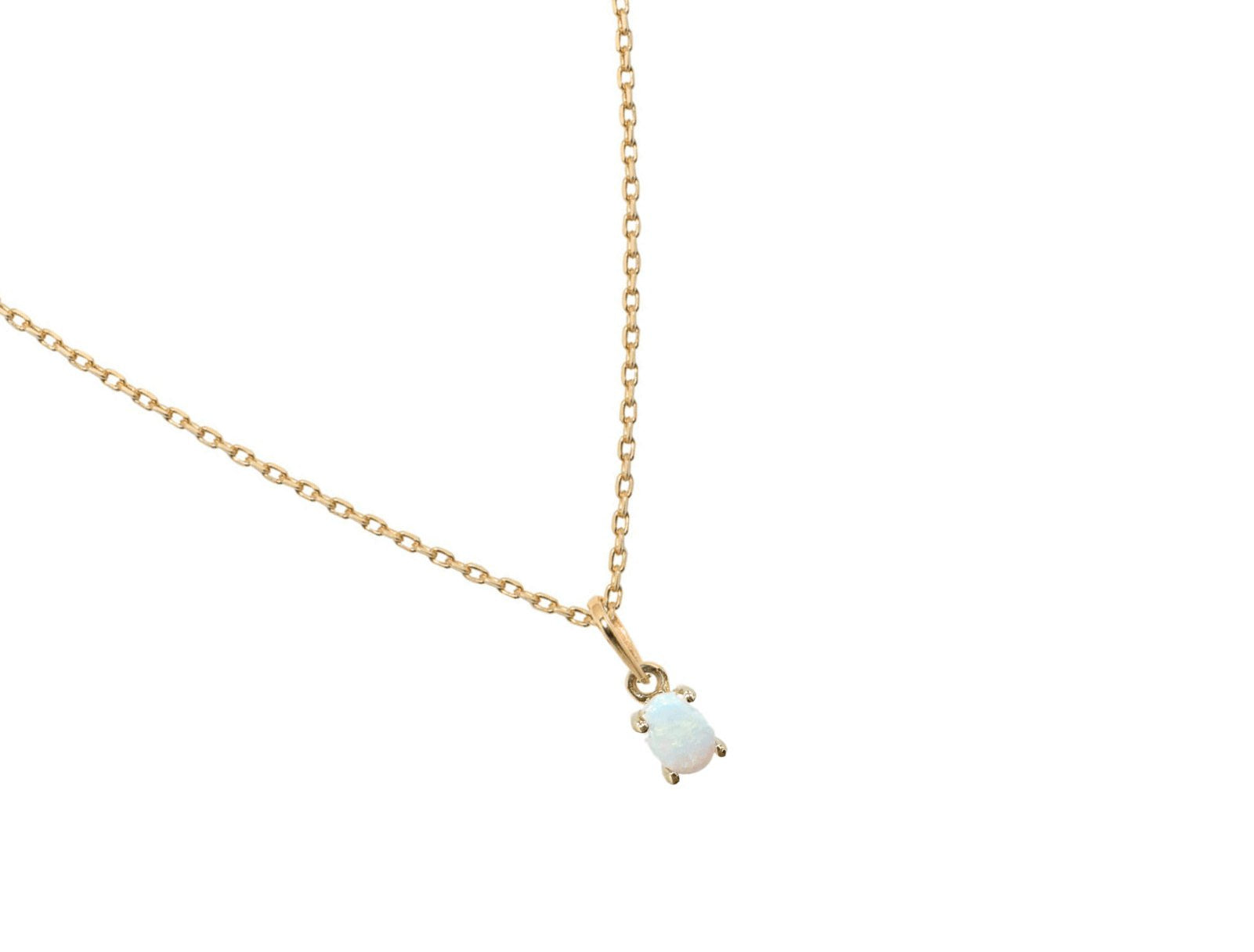 Picture of Luna Rae Solid 9k Gold Opal Necklace