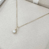 Picture of Luna Rae Solid 9k Gold Pearl Necklace