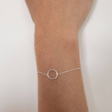 Silver Eternity Bracelet