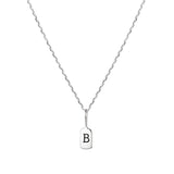 Silver Letter B