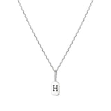 Silver Letter H
