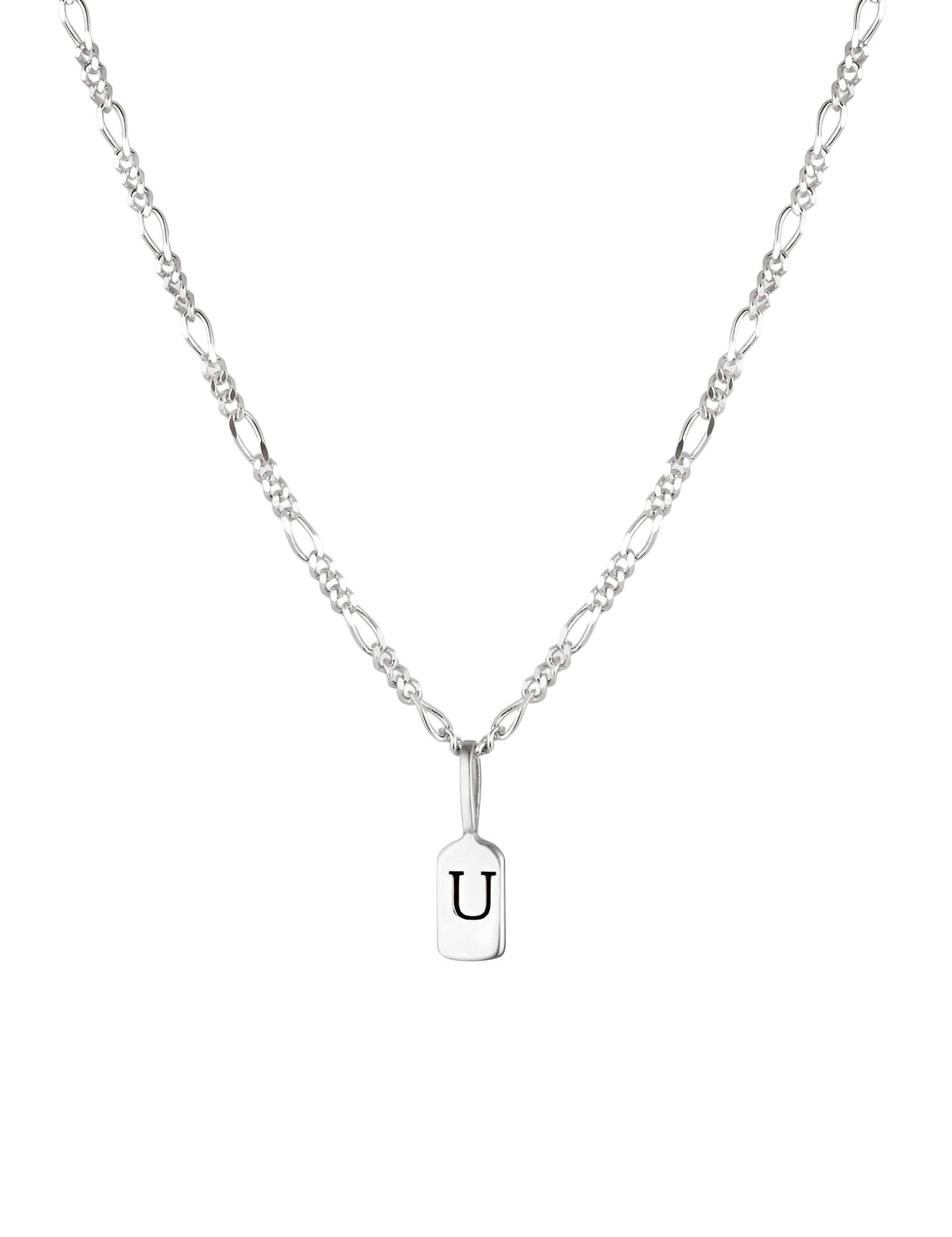 Silver Letter U