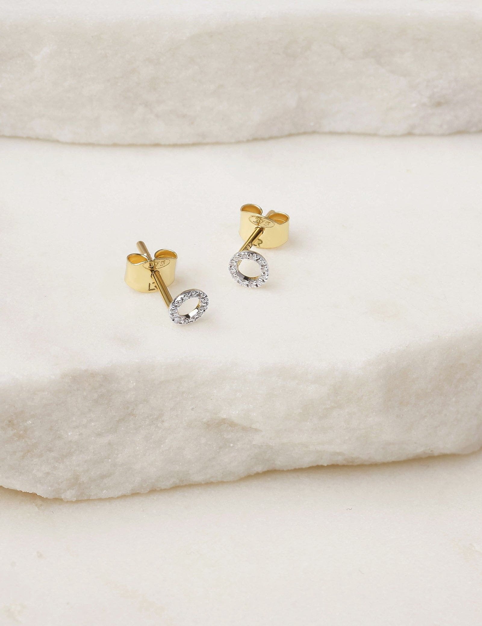 Picture of Luna Rae Solid 9k Gold Spirit Element Studs