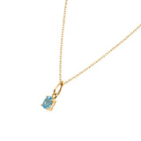 Picture of Luna Rae Solid 9k Gold Topaz Necklace