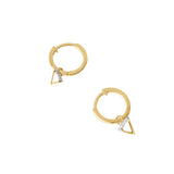 Picture of Luna Rae Solid 9k Gold Water Element Hoops