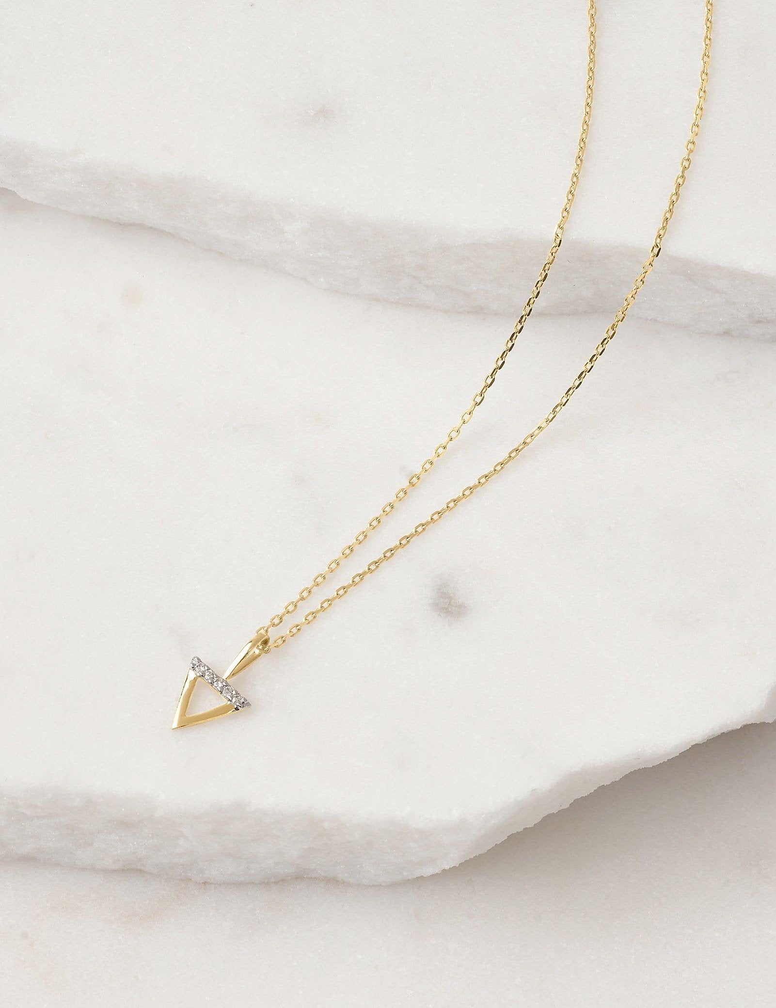 Picture of Luna Rae Solid 9k Gold Water Element Necklace